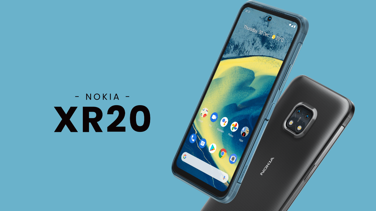 Nokia XR20 rugged smartphone