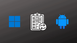 Sync clipboard text between Android smartphones and Windows PC
