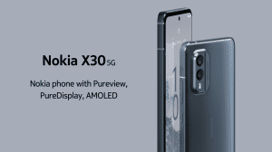Nokia X30 5G Android smartphone with Android 12