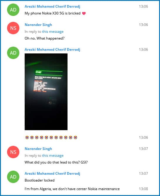 Nokia X30 bricked after installing GSI image from DSU Loader developer option