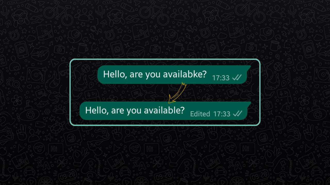 How to Edit Messages in WhatsApp tio make corrections