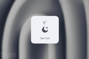 How to change the temperature units in the Nothing weather widget